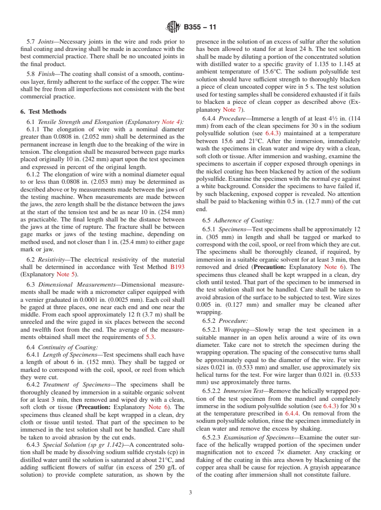 ASTM B355-11 - Standard Specification for Nickel-Coated Soft or Annealed Copper Wire