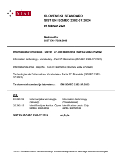 SIST EN ISO/IEC 2382-37:2024 - Page 1 preview