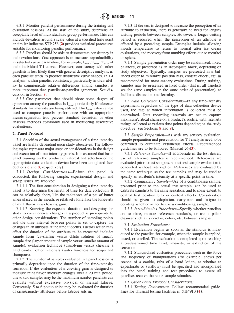 ASTM E1909-11 - Standard Guide for Time-Intensity Evaluation of Sensory Attributes