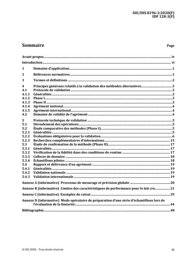 ISO/DIS 81963 Milk Definition and evaluation of the overall