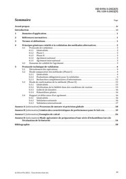ISO 8196-3:2022 - Milk — Definition and evaluation of the overall accuracy of alternative methods of milk analysis — Part 3: Protocol for the evaluation and validation of alternative quantitative methods of milk analysis
Released:5/11/2022 - Page 3 preview