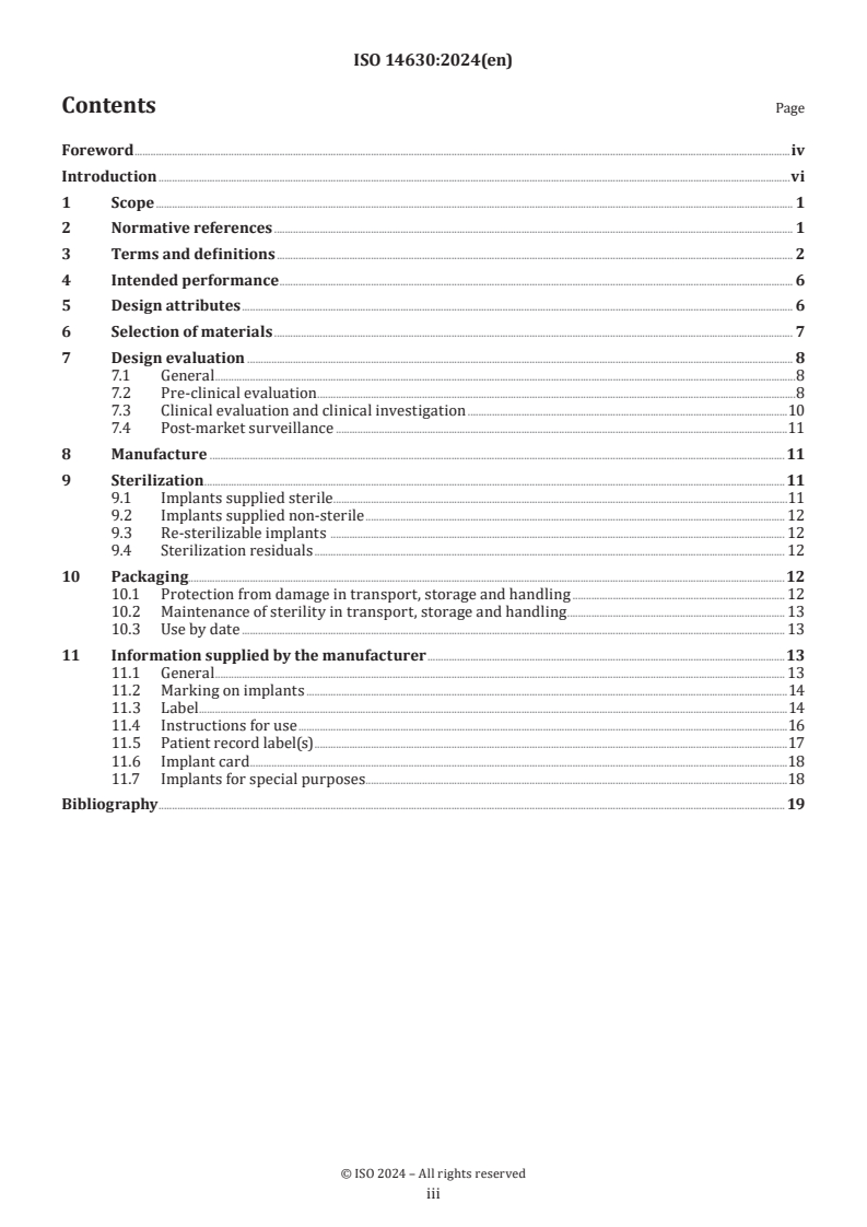 ISO 14630:2024 - Non-active surgical implants — General requirements
Released:4. 09. 2024