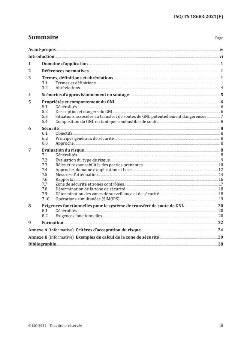 ISO/TS 18683:2021 - Lignes directrices pour l’évaluation de la sécurité et des risques des opérations de soutage de GNL
Released:22. 01. 2025