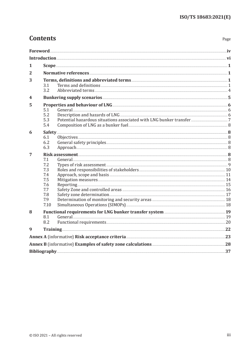 ISO/TS 18683:2021 - Guidelines for safety and risk assessment of LNG fuel bunkering operations
Released:11/19/2021