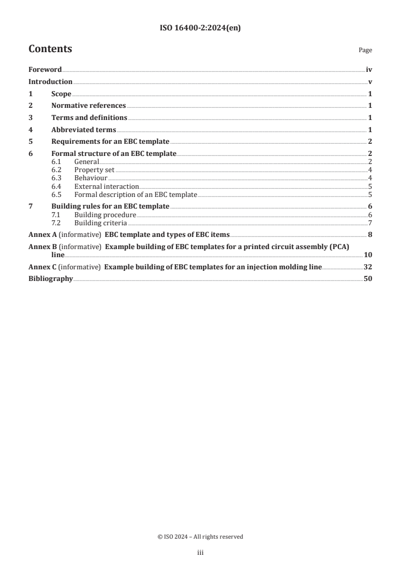 ISO 16400-2:2024 - Automation systems and integration — Equipment behaviour catalogues for virtual production systems — Part 2: Formal description of a catalogue template
Released:5. 02. 2024