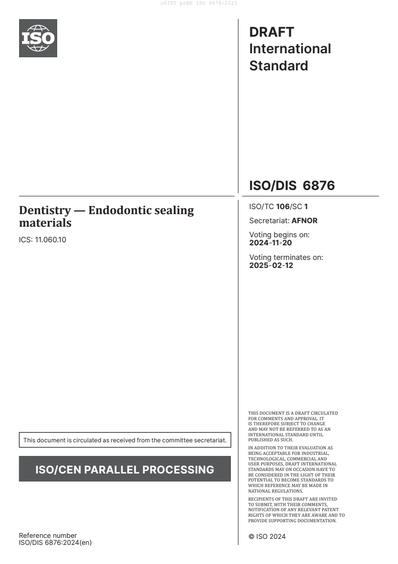 prEN ISO 6876:2025