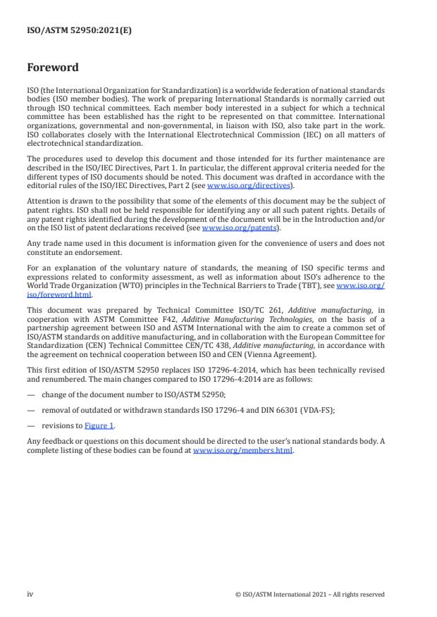 ISO/ASTM 52950:2021 ISO/ASTM 52950:2021 - Additive manufacturing -- General principles -- Overview of data processing - Page 4 preview