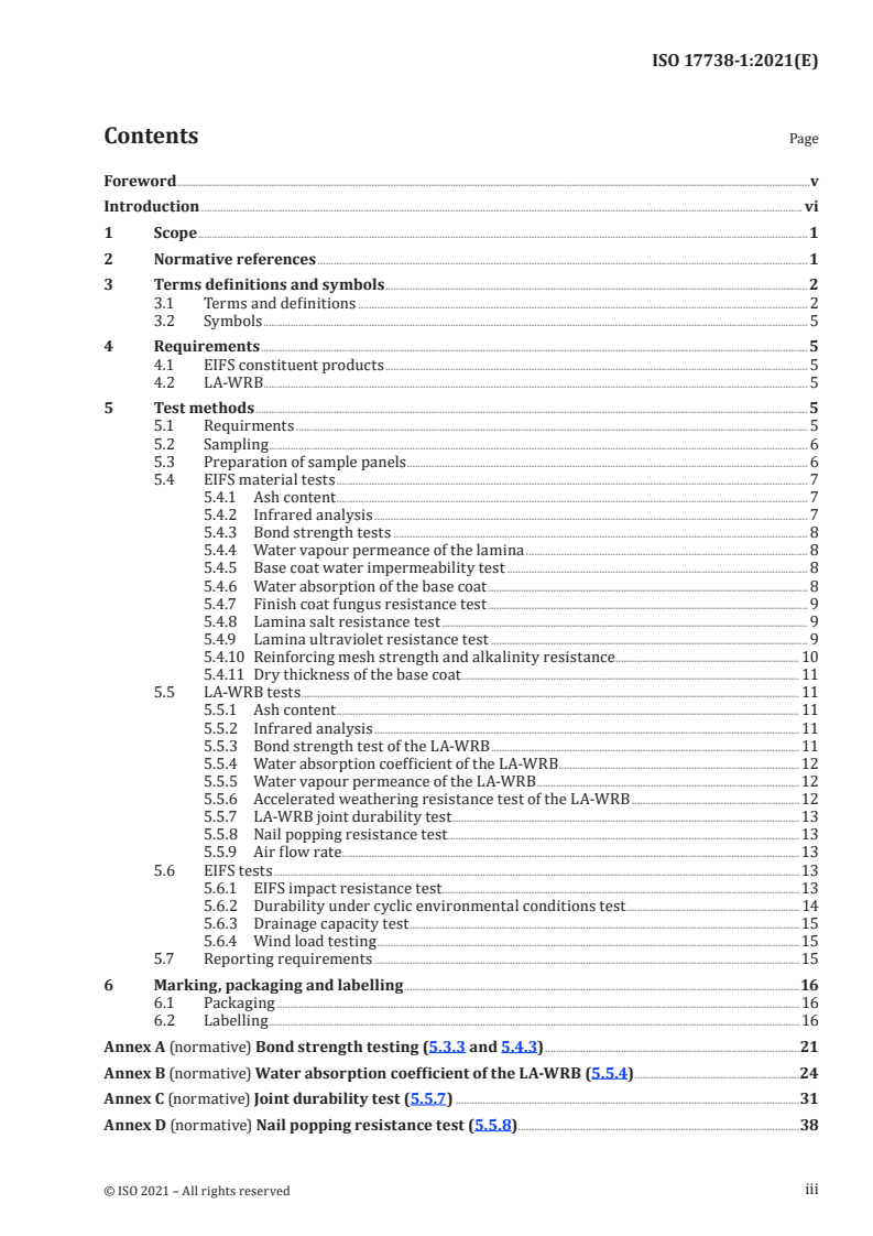 ISO 17738-1:2021 - Thermal insulation products — Exterior insulation finish systems — Part 1: Materials
Released:12/20/2021