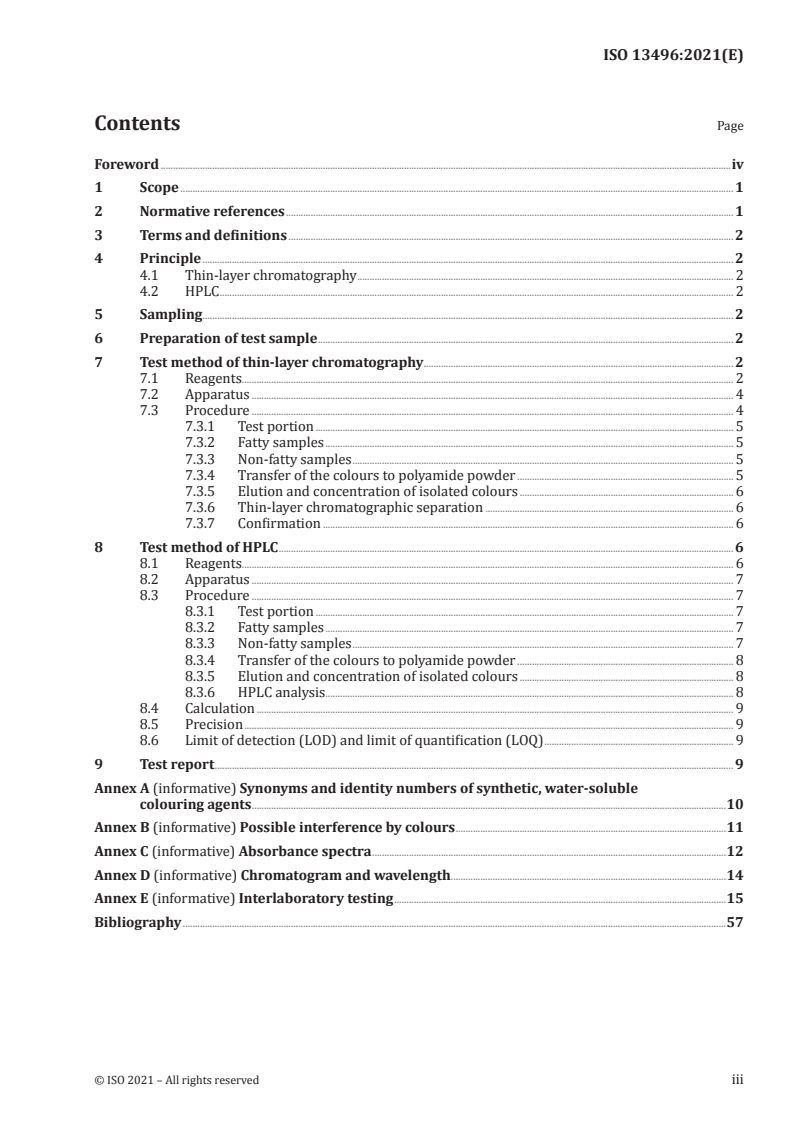 ISO 13496:2021 - Meat and meat products — Detection and determination of colouring agents
Released:8/12/2021