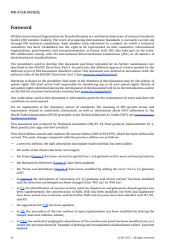ISO 4134:2021 - Meat and meat products — Determination of L-(+)-glutamic acid content — Reference method
Released:7/23/2021 - Page 4 preview