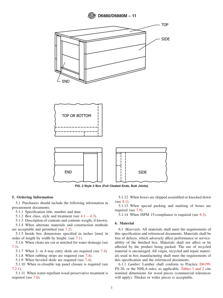 ASTM D6880/D6880M-11 - Standard Specification for Wood Boxes