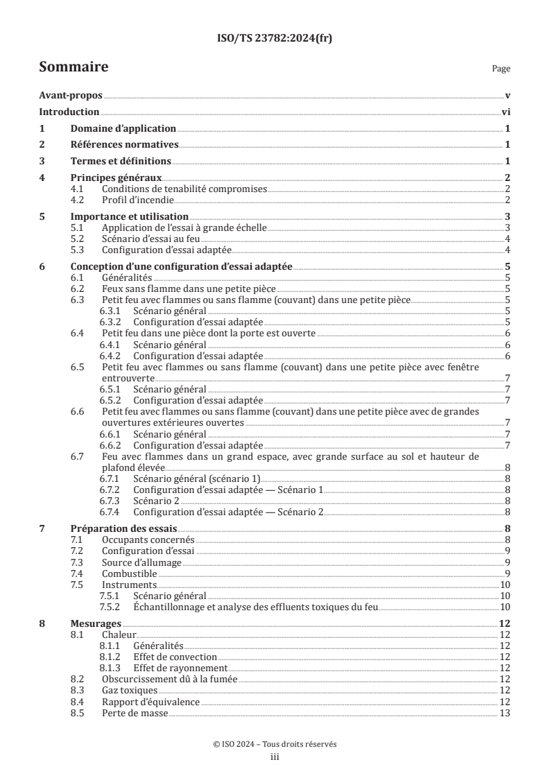 ISO/TS 23782:2024 - Exigences relatives aux méthodes d’essai à grande échelle pour représenter les dangers pour les personnes dus au feu dans différents scénarios d’incendie
Released:12/9/2024