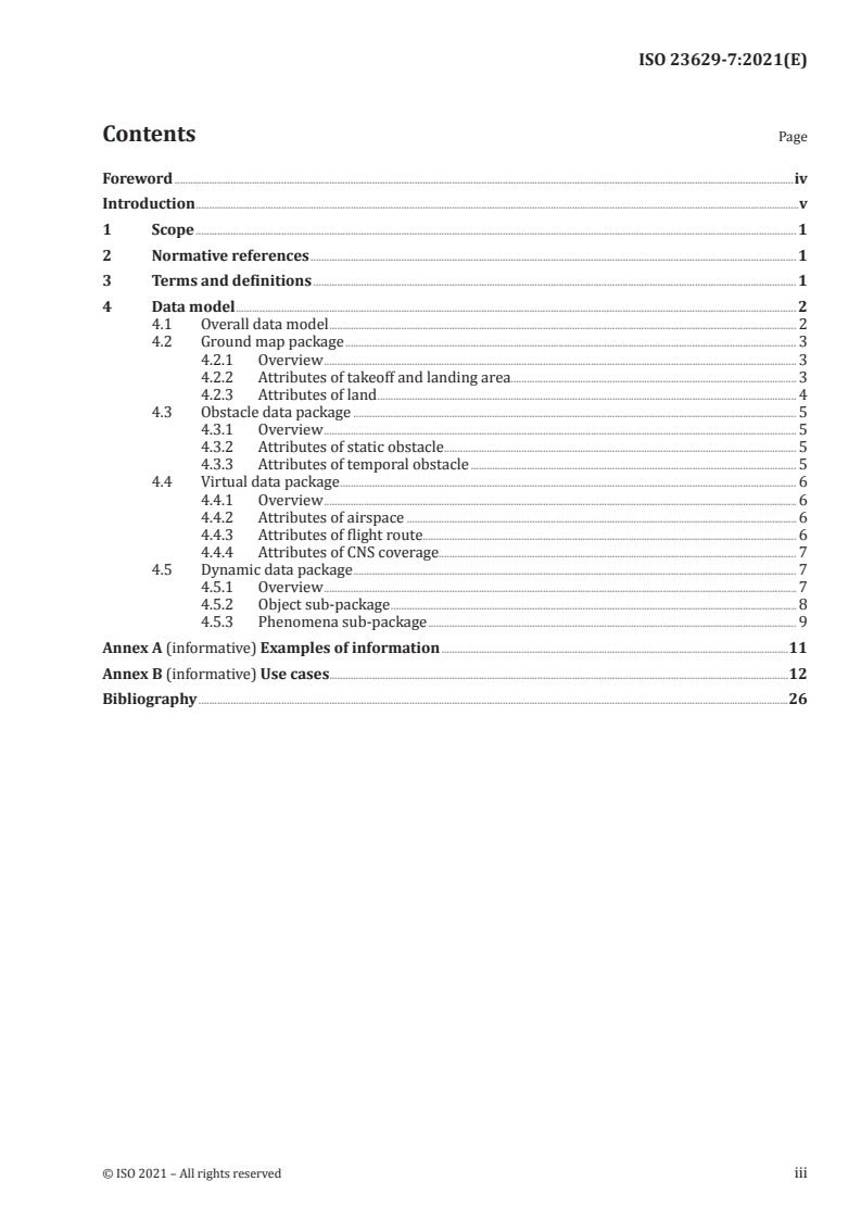 ISO 23629-7:2021 - UAS traffic management (UTM) — Part 7: Data model for spatial data
Released:9/29/2021