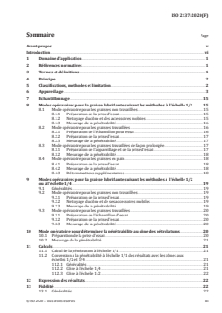 ISO 2137:2020 - Produits pétroliers et lubrifiants — détermination de la pénétrabilité au cône des graisses lubrifiantes et des pétrolatums
Released:8/12/2020 - Page 3 preview