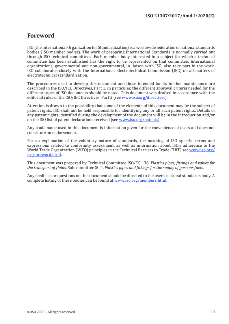 ISO 21307:2017/Amd 1:2020 - Plastics pipes and fittings — Butt fusion jointing procedures for polyethylene (PE) piping systems — Amendment 1
Released:1/22/2020