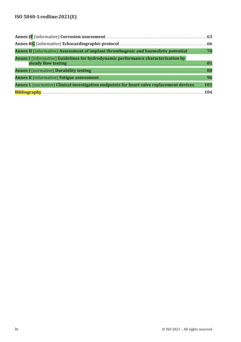 ISO 5840-1:2021 ISO 5840-1:2021REDLINE - Cardiovascular implants -- Cardiac valve prostheses - Page 4 preview
