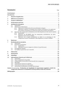 ISO 21535:2023 ISO 21535:2023 - Implants chirurgicaux non actifs — Implants de remplacement d'articulation — Exigences spécifiques relatives aux implants de remplacement de l'articulation de la hanche
Released:5. 07. 2023 - Page 3 preview