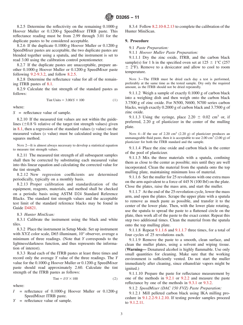 ASTM D3265-11 - Standard Test Method for Carbon Black-Tint Strength