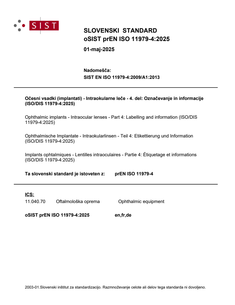 prEN ISO 11979-4:2025