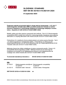 EN IEC 62153-4-15:2021/A1:2024 - BARVE - Page 1 preview