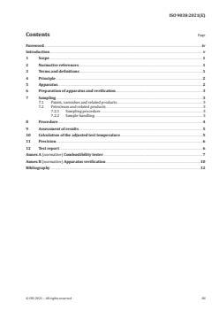 ISO 9038:2021 - Determination of sustained combustibility of liquids
Released:4/23/2021 - Page 3 preview