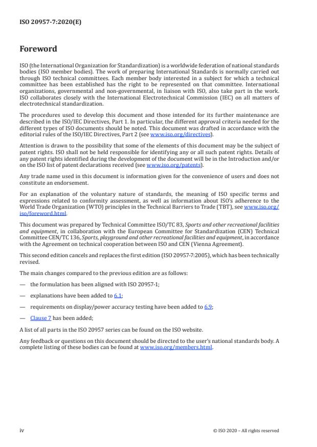 ISO 20957-7:2020 ISO 20957-7:2020 - Stationary training equipment - Page 4 preview