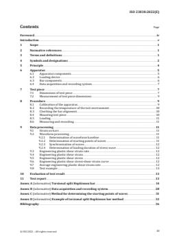 ISO 23838:2022 - Metallic materials — High strain rate torsion test at room temperature
Released:21. 06. 2022 - Page 3 preview