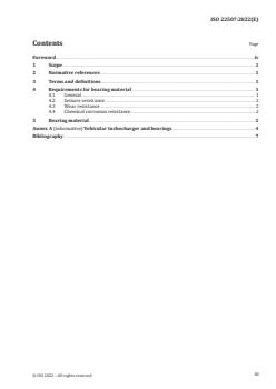 ISO 22507:2022 ISO 22507:2022 - Plain bearings — Fluid film bearing materials for vehicular turbocharger
Released:4/13/2022 - Page 3 preview