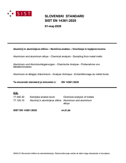 EN 14361:2025 - Page 1 preview