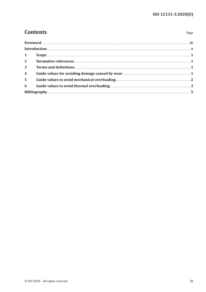 ISO 12131-3:2020 ISO 12131-3:2020 - Plain bearings — Hydrodynamic plain thrust pad bearings under steady-state conditions — Part 3: Guide values for the calculation of thrust pad bearings
Released:7/8/2020