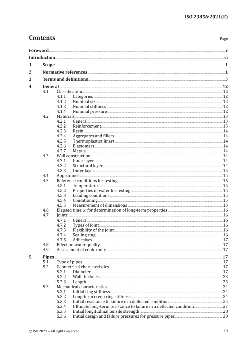 ISO 23856:2021 ISO 23856:2021 - Plastics piping systems for pressure and non-pressure water supply, drainage or sewerage — Glass-reinforced thermosetting plastics (GRP) systems based on unsaturated polyester (UP) resin
Released:6/15/2021