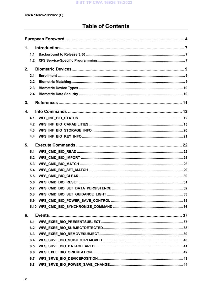CWA 16926-19:2022 TP CWA 16926-19:2023 - BARVE - Page 4 preview