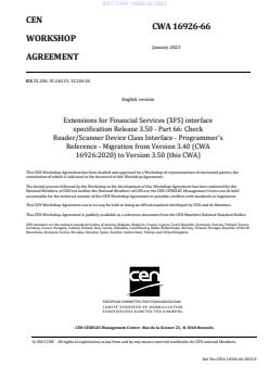 CWA 16926-66:2023 - Page 3 preview