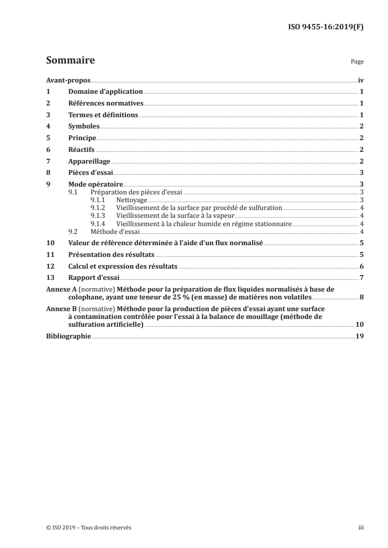 ISO 9455-16:2019 - Flux de brasage tendre — Méthodes d'essai — Partie 16: Essai d'efficacité du flux, méthode à la balance de mouillage
Released:9/18/2019