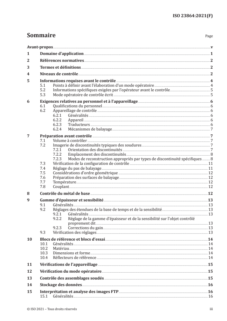 ISO 23864:2021 - Essais non destructifs des assemblages soudés — Contrôle par ultrasons — Utilisation de la technique d’acquisition automatisée de focalisation en tout point (FTP) et de techniques associées
Released:1/19/2021