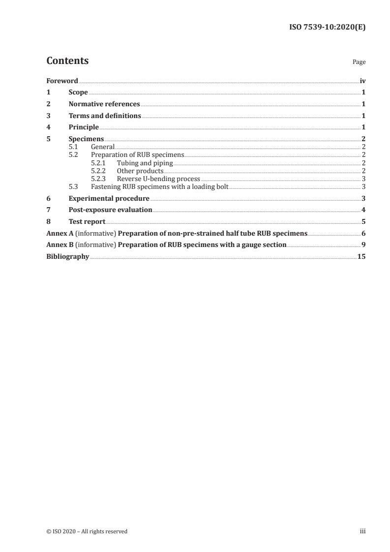 ISO 7539-10:2020 - Corrosion of metals and alloys — Stress corrosion testing — Part 10: Reverse U-bend method
Released:5/12/2020