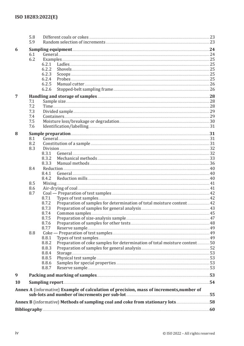 ISO 18283:2022 ISO 18283:2022 - Coal and coke — Manual sampling
Released:3/21/2022 - Page 4 preview