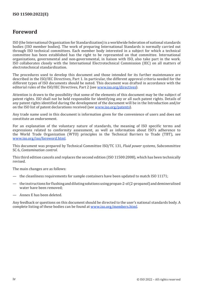 ISO 11500:2022 ISO 11500:2022 - Hydraulic fluid power — Determination of the particulate contamination level of a liquid sample by automatic particle counting using the light-extinction principle
Released:21. 12. 2022 - Page 4 preview