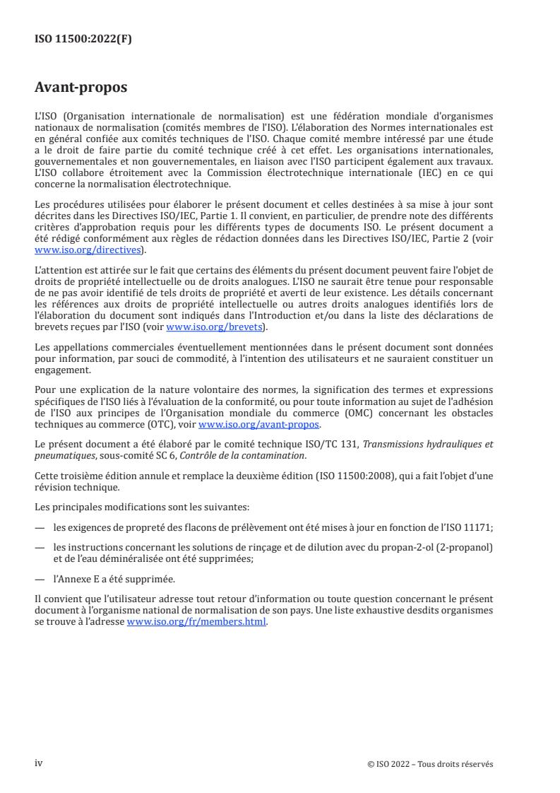 ISO 11500:2022 ISO 11500:2022 - Hydraulic fluid power — Determination of the particulate contamination level of a liquid sample by automatic particle counting using the light-extinction principle
Released:21. 12. 2022 - Page 4 preview