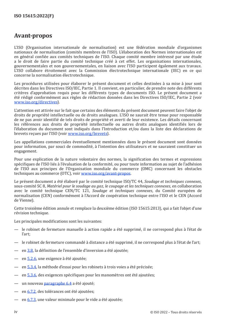 ISO 15615:2022 ISO 15615:2022 - Gas welding equipment — Acetylene manifold systems for welding, cutting and allied processes — Safety requirements in high-pressure devices
Released:26. 10. 2022 - Page 4 preview