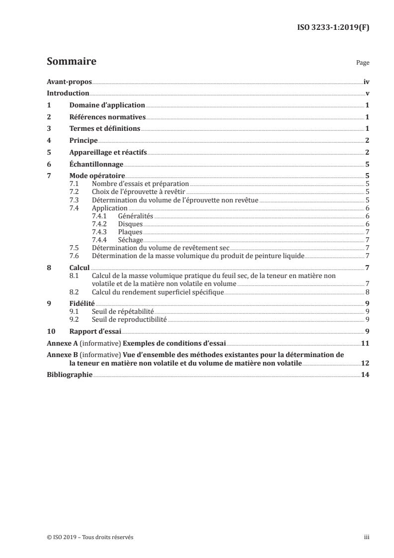 ISO 3233-1:2019 - Peintures et vernis — Détermination du pourcentage en volume de matière non volatile — Partie 1: Méthode utilisant un panneau d'essai revêtu pour déterminer la matière non volatile et pour déterminer la masse volumique du feuil sec par le principe d'Archimède
Released:12/13/2019