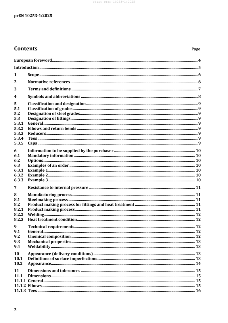 prEN 10253-1 prEN 10253-1:2025 - Page 4 preview