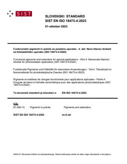 EN ISO 18473-4:2023 - Page 1 preview