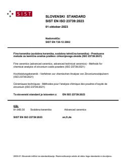 EN ISO 23739:2023 EN ISO 23739:2023 - Page 1 preview