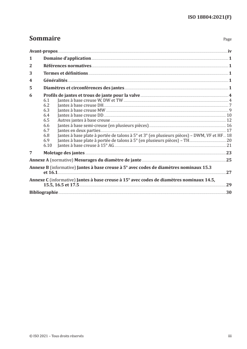 ISO 18804:2021 - Jantes pour machines agricoles, engins forestiers et engins de construction
Released:8/9/2021