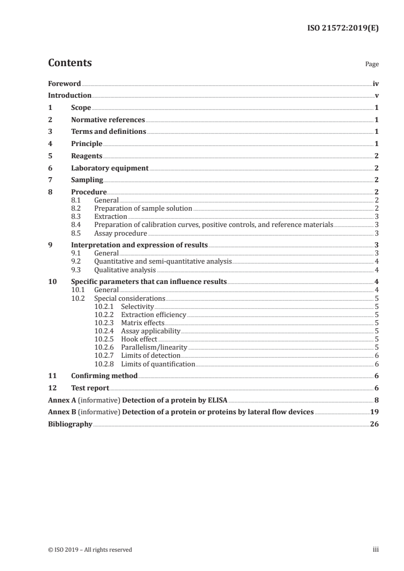 ISO 21572:2019 - Foodstuffs — Molecular biomarker analysis — Immunochemical methods for the detection and quantification of proteins
Released:10/10/2019