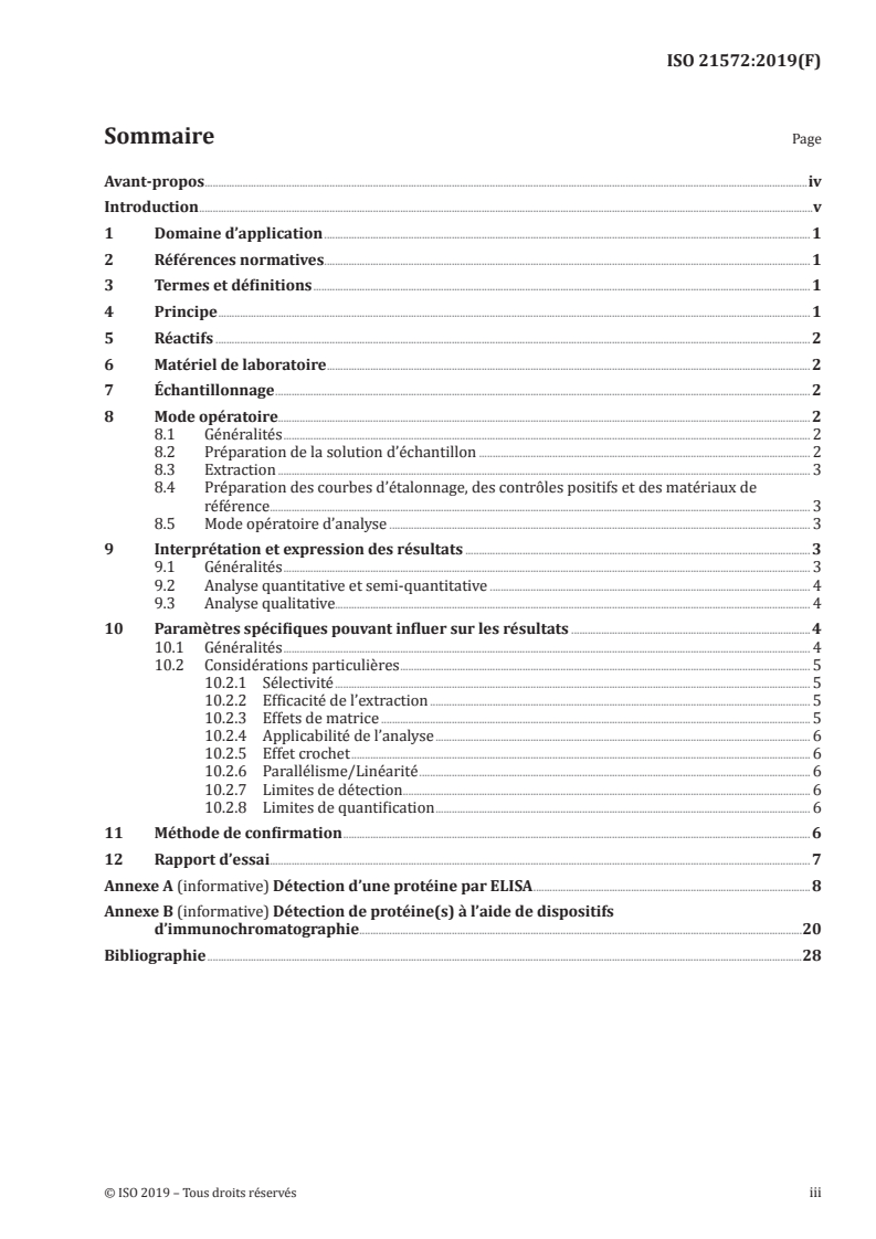 ISO 21572:2019 - Produits alimentaires— Analyse des biomarqueurs moléculaires — Méthodes immunochimiques pour la détection et la quantification des protéines
Released:10/10/2019