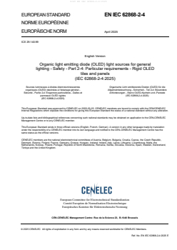 EN IEC 62868-2-4:2025 - BARVE - Page 3 preview