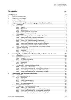 ISO 14284:2022 ISO 14284:2022 - Steel and iron — Sampling and preparation of samples for the determination of chemical composition
Released:25. 10. 2022 - Page 3 preview