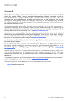 ISO 23903:2021 ISO 23903:2021 - Health informatics — Interoperability and integration reference architecture — Model and framework
Released:7/12/2021 - Page 4 preview